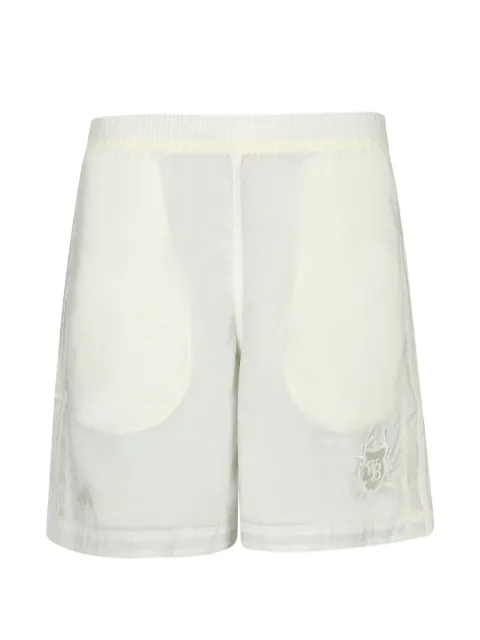 Y-3 logo-embroidered elasticated shorts