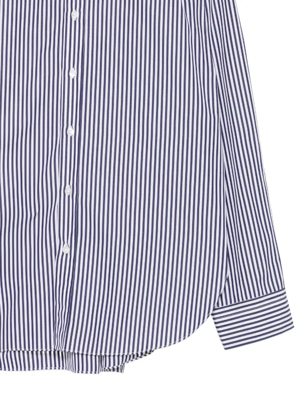 Finamore 1925 Napoli Oriana ストライプ シャツ | ブルー | FARFETCH JP