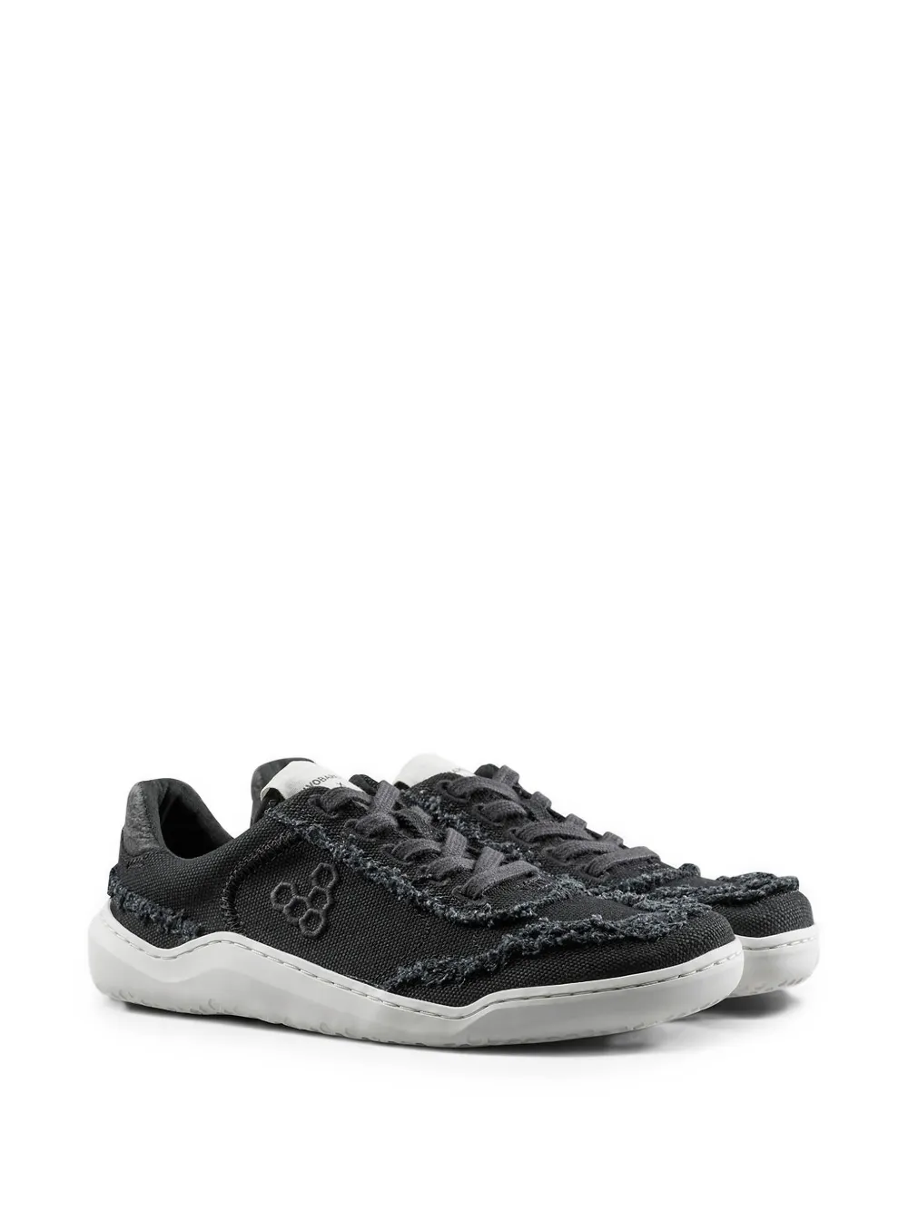 Vivobarefoot Gobi frayed-edge sneakers Zwart