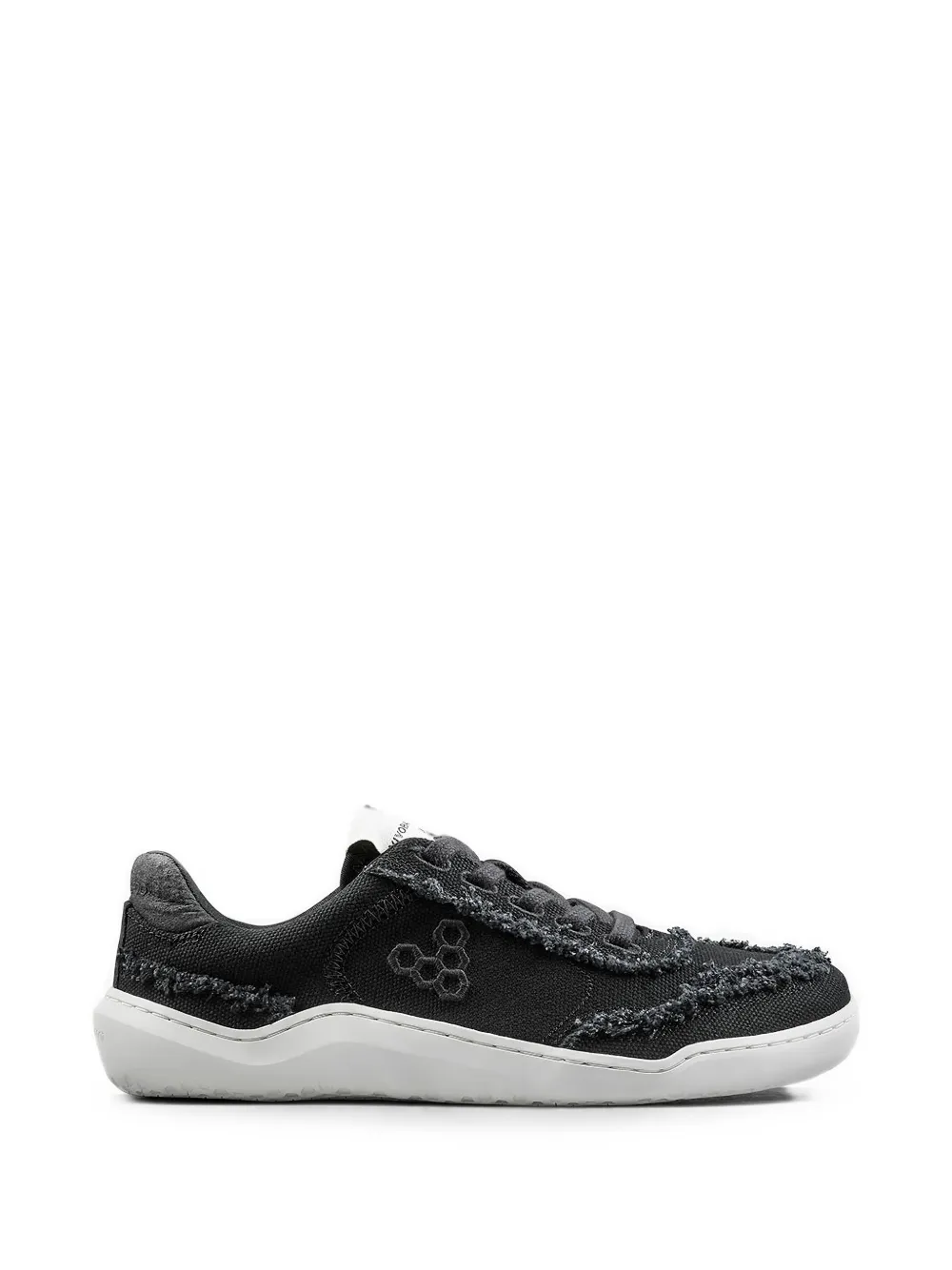 Vivobarefoot Gobi frayed-edge sneakers Zwart