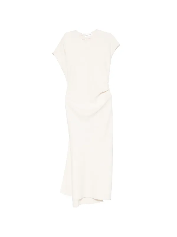 Victoria Beckham Victoria Midi Dress in Ivory in Neutrals