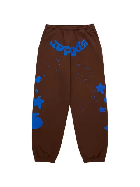 SP5DER Beluga V2 star-print track pants