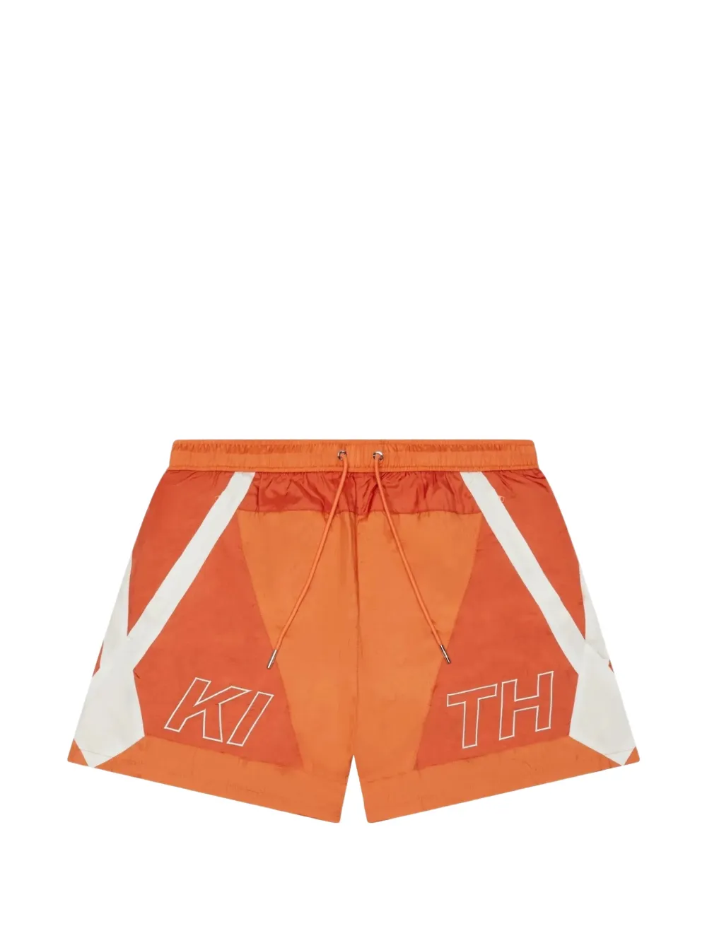KITH Turbo colour-block shorts - Arancione