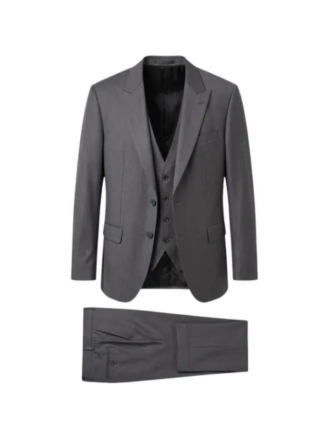 BOSS peak-lapels three-piece suit