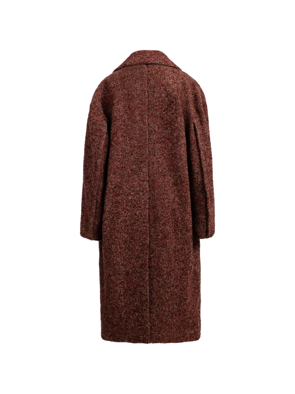 REMAIN Tweed jas met dubbele rij knopen Rood