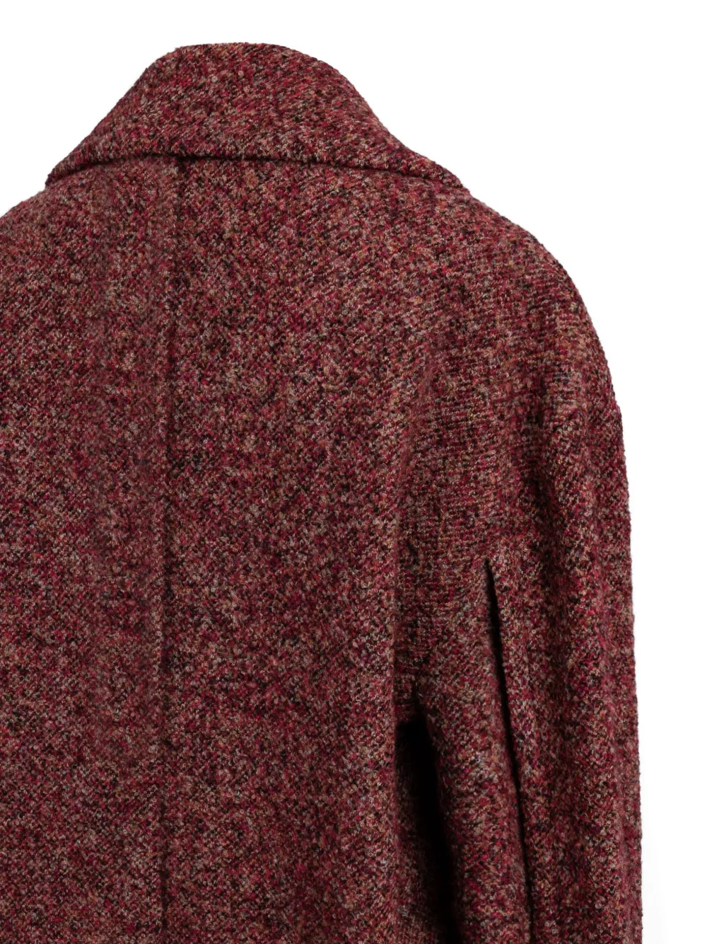 REMAIN Tweed jas met dubbele rij knopen Rood