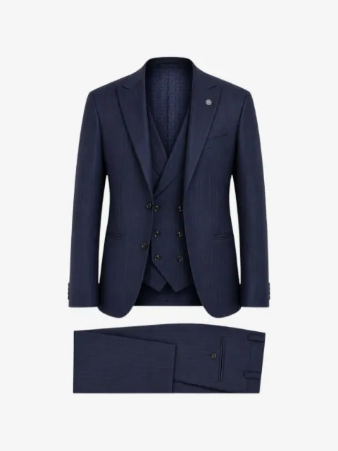 ROBERTO VINCENTI pinstripe-pattern three-piece suit