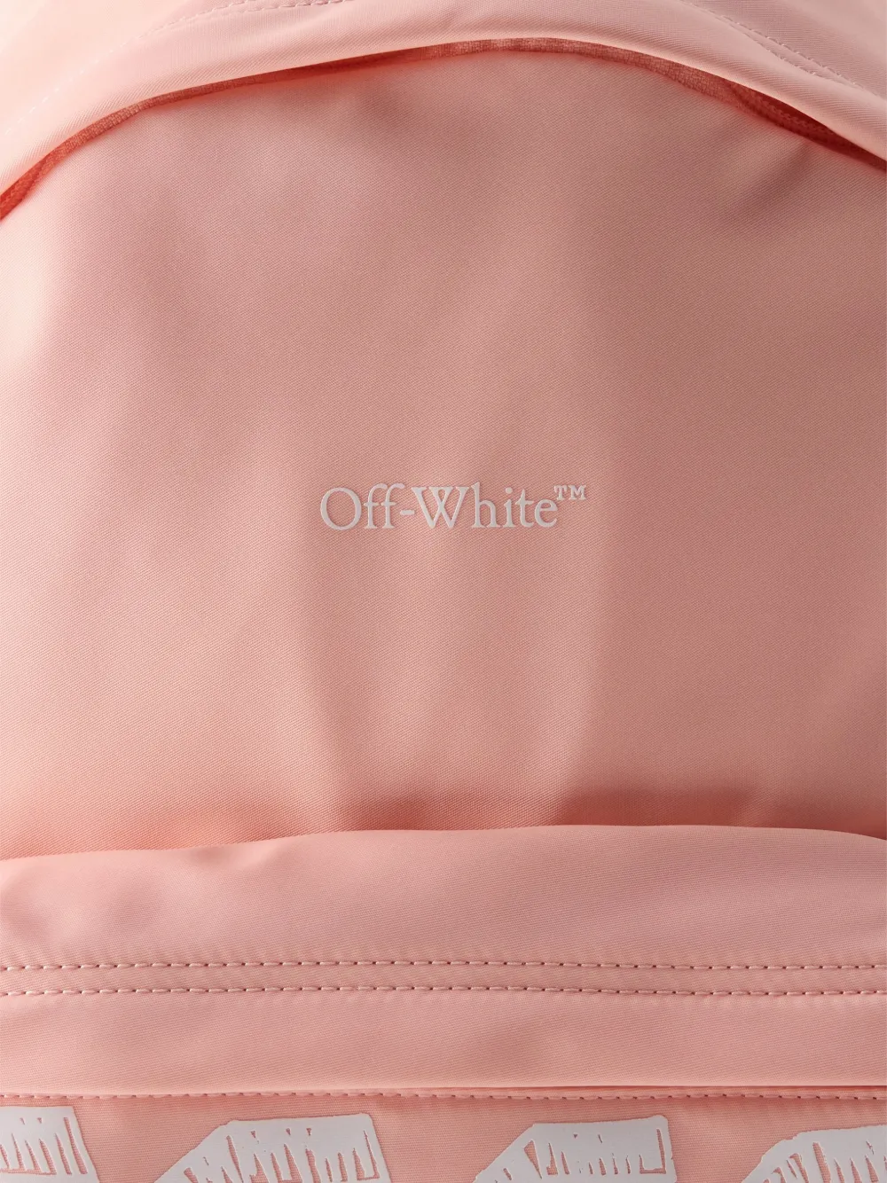 Off-White Kids Diagonals rugzak met logo-print Roze