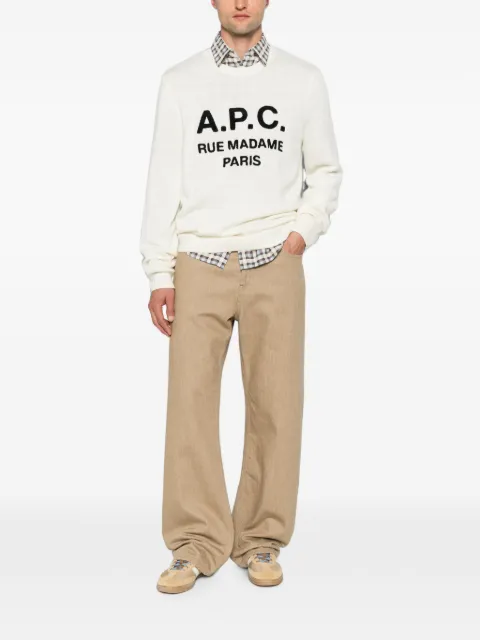 A.P.C. Maurice logo-embroidered sweater