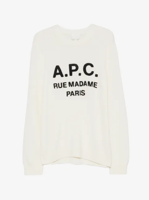 A.P.C. pull Maurice à logo brodé