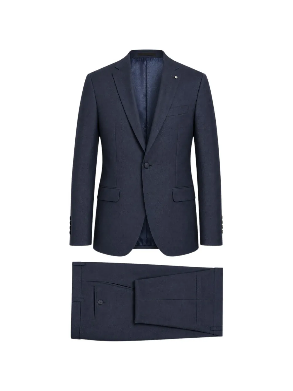 ETIEM TEXTIL S.L. notched-lapel single-breasted suit - Blu