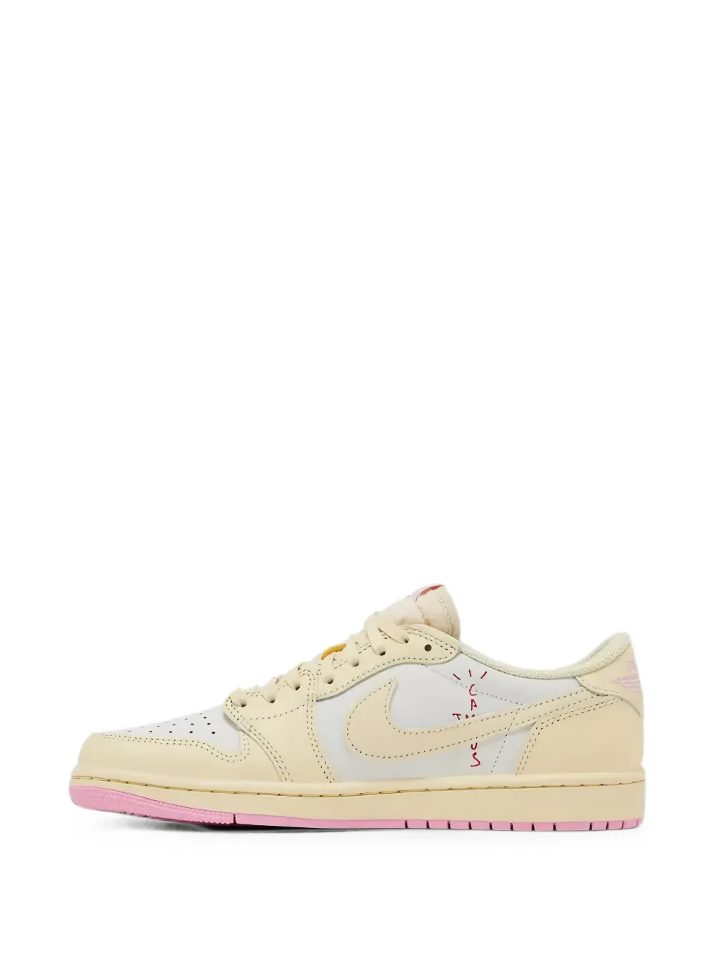 Jordan x Travis Scott Air 1 Retro Low lace-up sneakers Beige