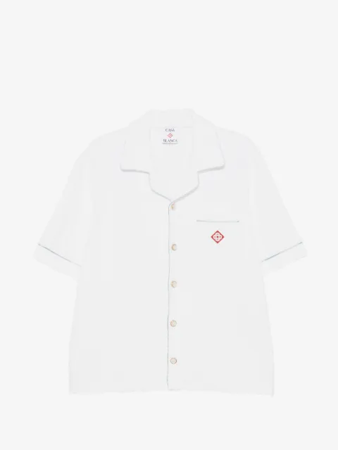 Casablanca Poloshirt mit texturiertem Finish