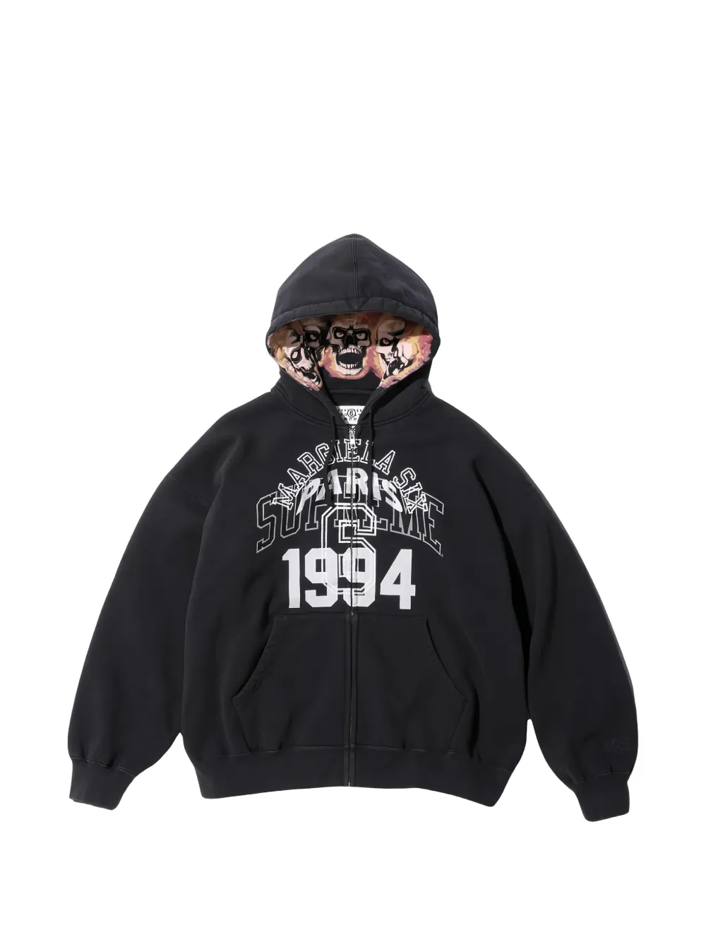 Supreme MM6 numeric-signature hoodie - Nero