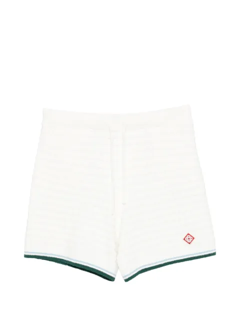 Casablanca terry-cloth drawstring-fastening shorts