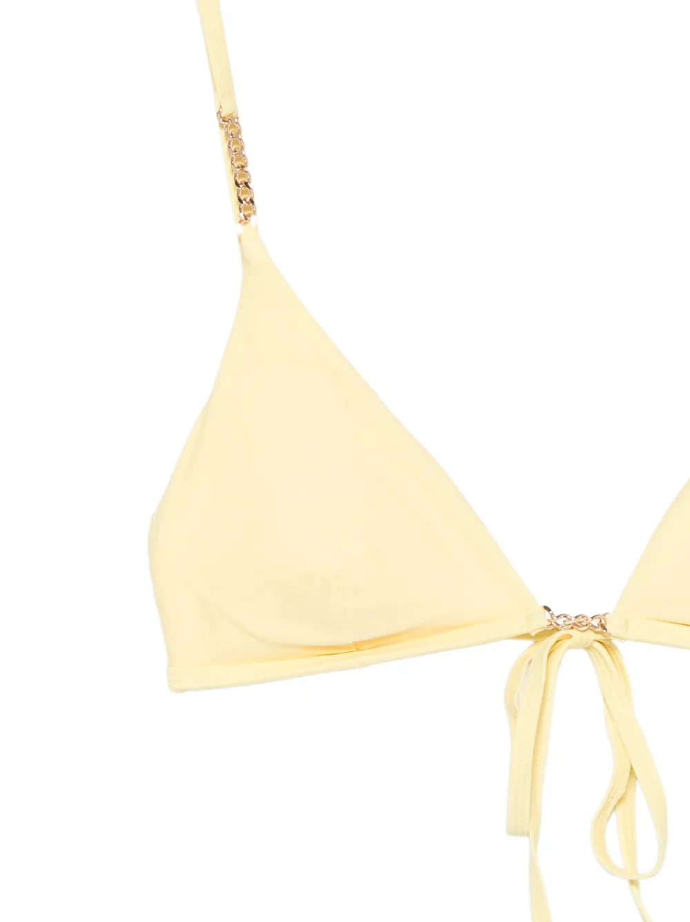 Karl Lagerfeld Triangel bikinitop Geel
