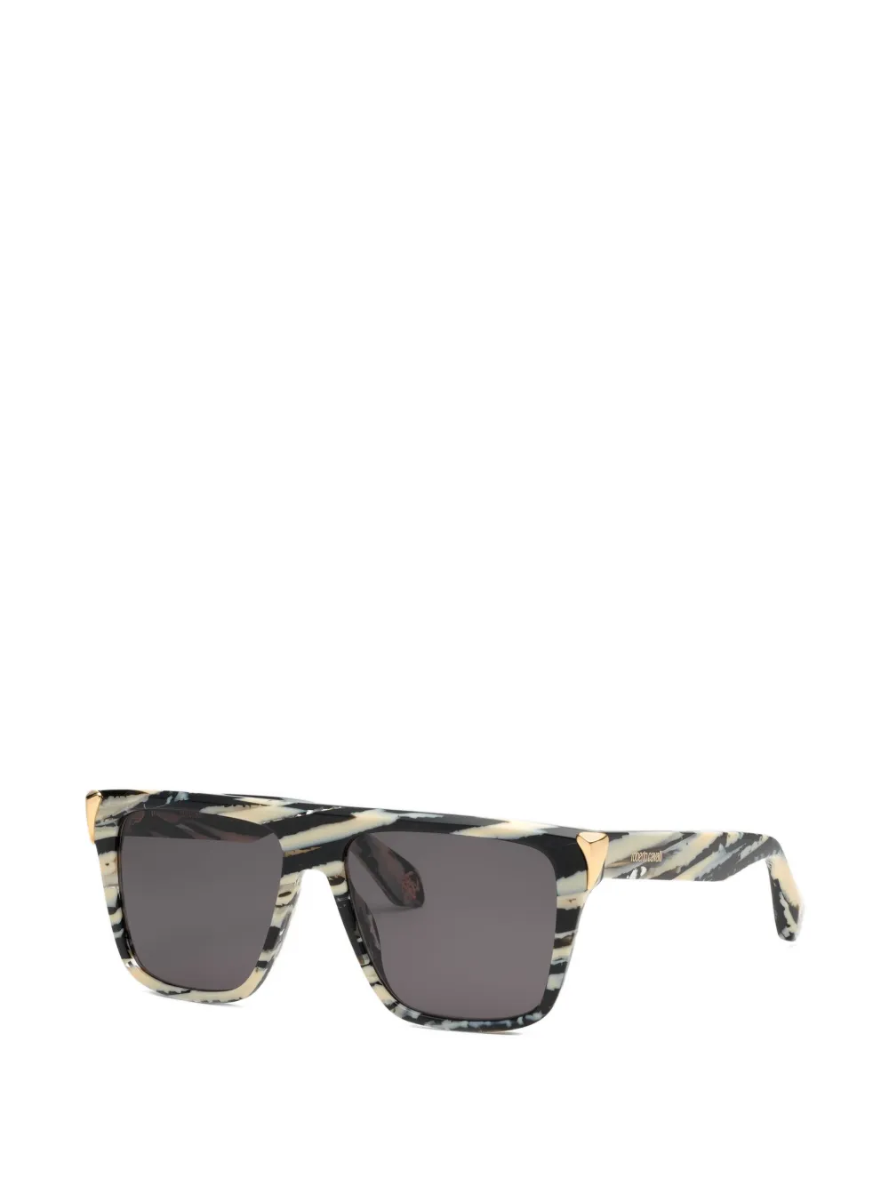 Roberto Cavalli Zonnebril met cat-eye montuur Zwart