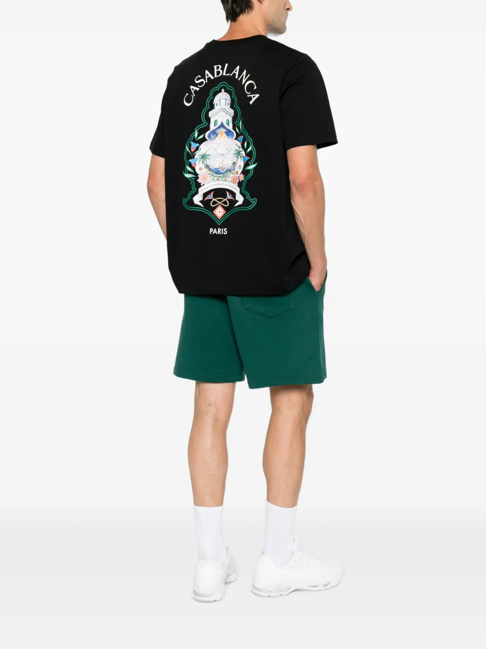 Casablanca graphic-print T-shirt - Schwarz