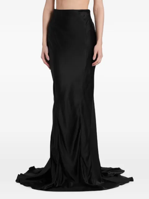 B1ARCHIVE lace-up floor-length skirt