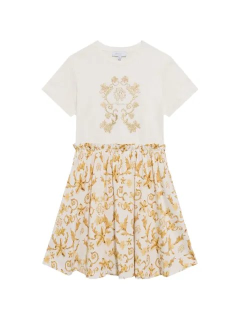 Roberto Cavalli arabesque-print dress