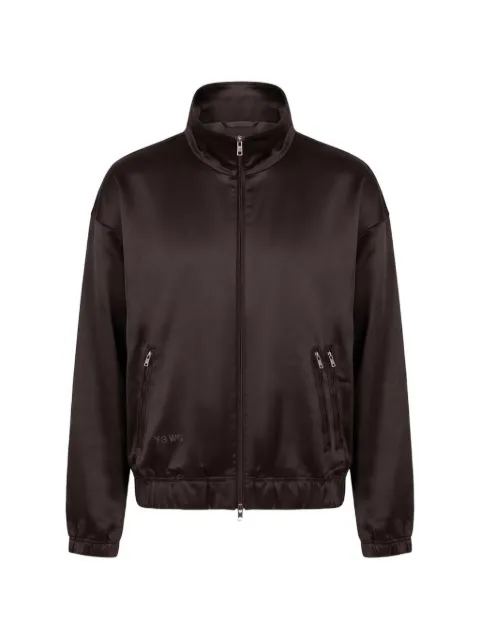 adidas embroidered satin jacket