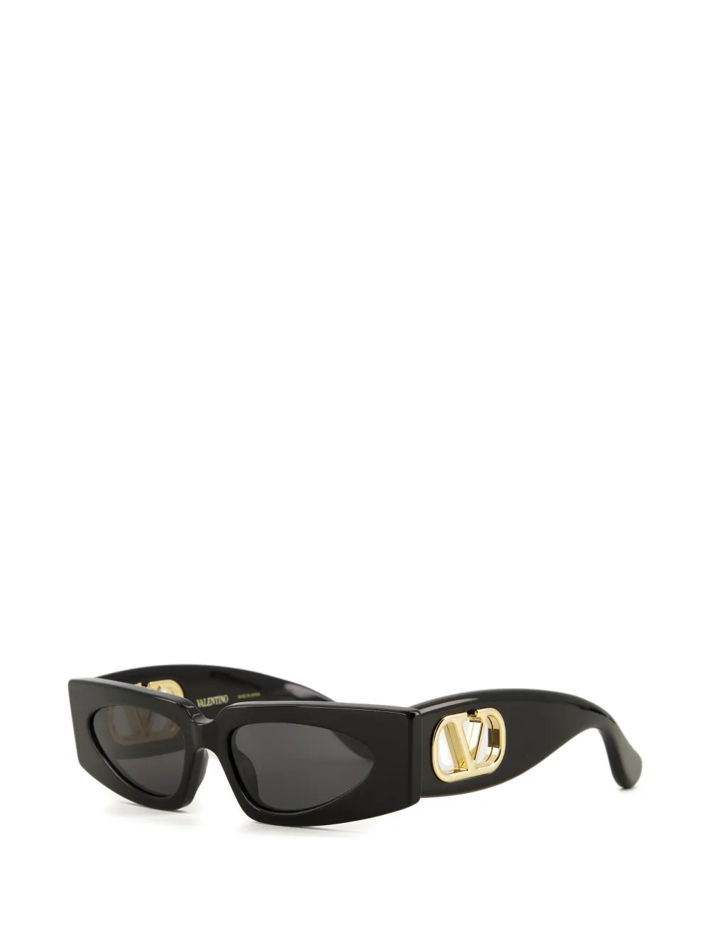  Valentino Garavani Eyewear Gafas De Sol Vlogo Signature Con Montura Rectangular - Negro 
