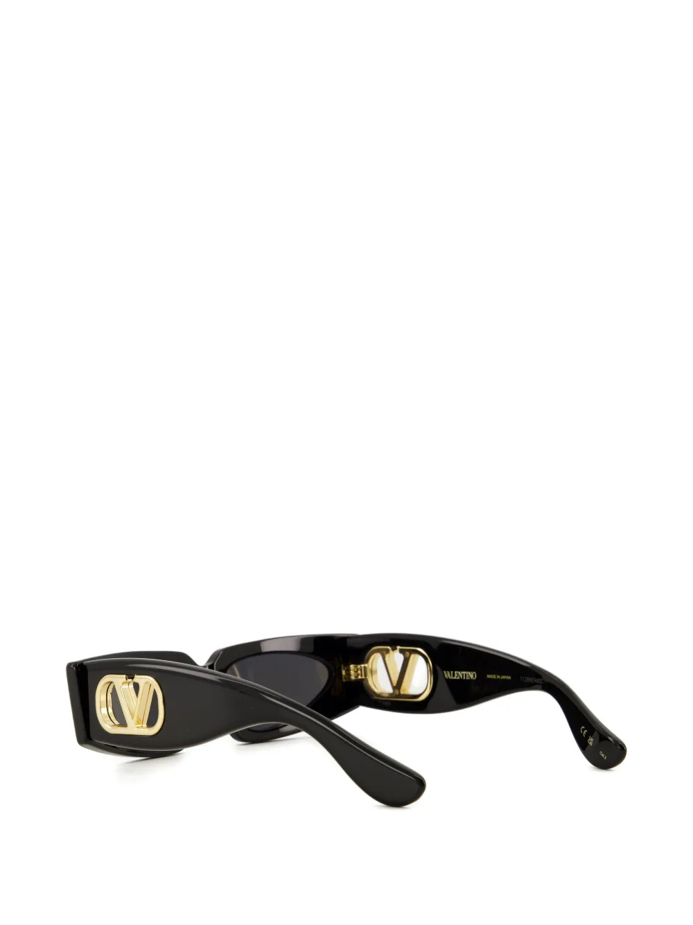  Valentino Garavani Eyewear Gafas De Sol Vlogo Signature Con Montura Rectangular - Negro 