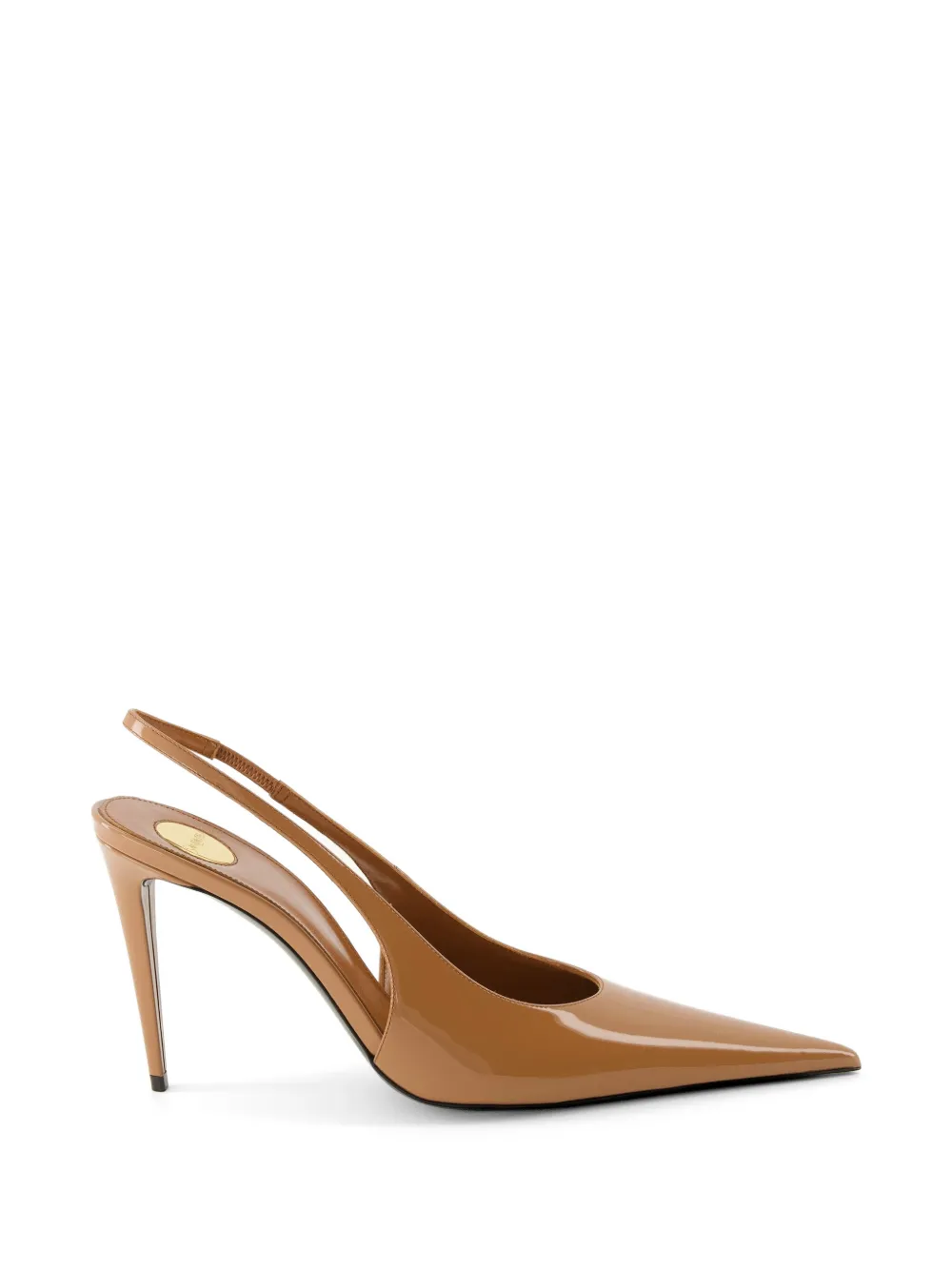 Saint Laurent Guermantes pointed-toe pumps Beige