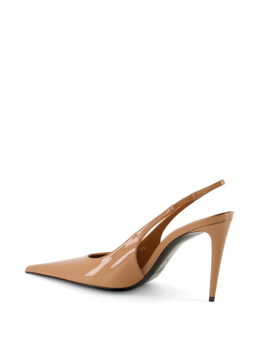 Saint Laurent Guermantes pointed-toe pumps Beige