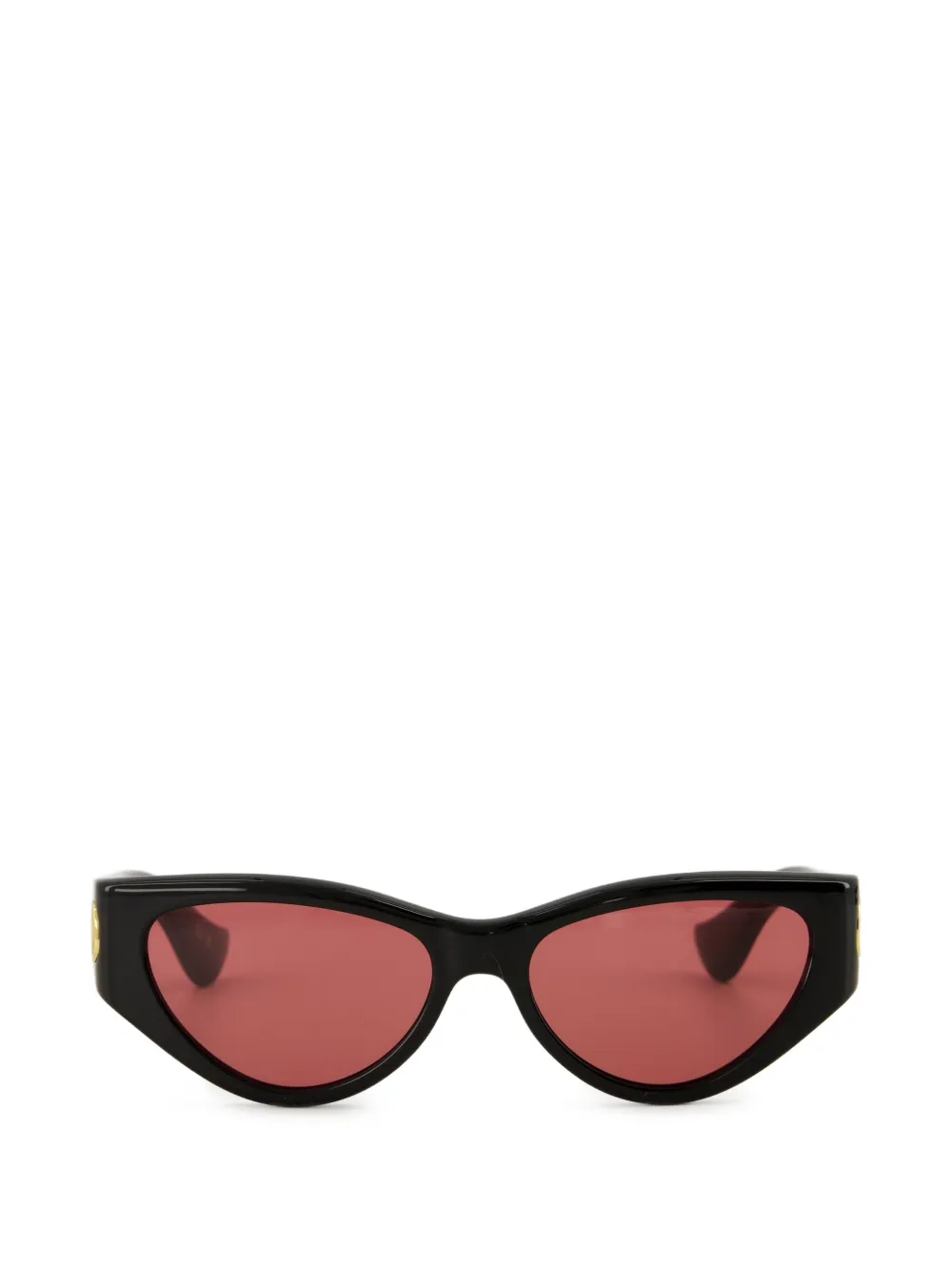 VALENTINO GARAVANI EYEWEAR VLogo plaque cat-eye sunglasses - Nero