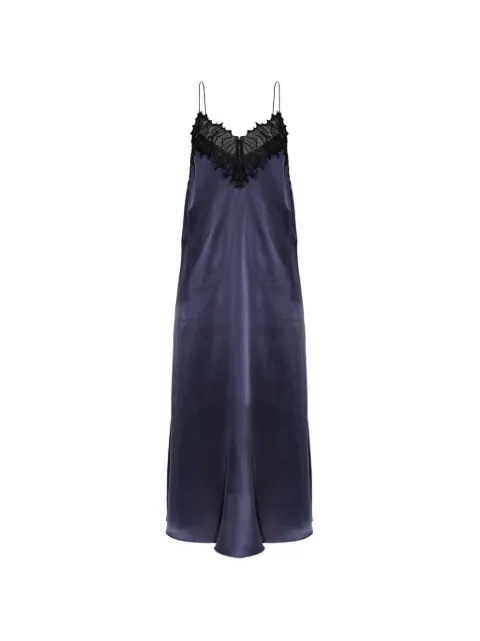 IRO Bailar lace-trim midi dress