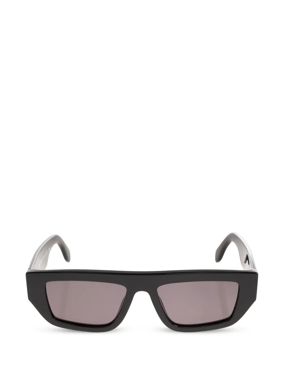 Palm Angels Eyewear logo-plaque rectangle-frame sunglasses - Schwarz
