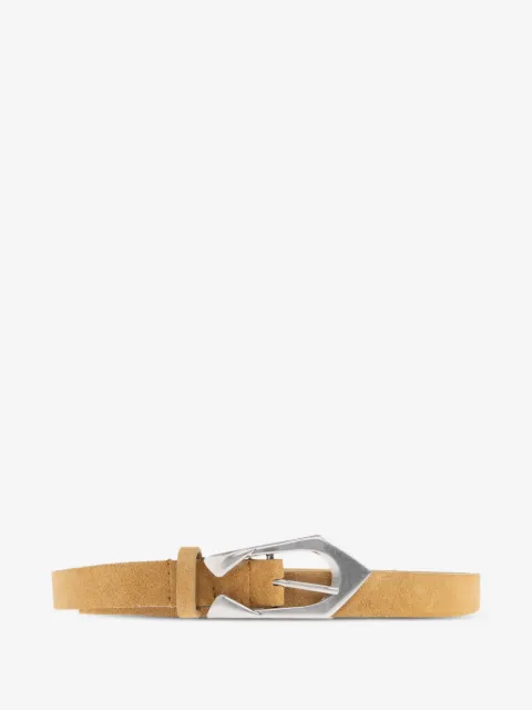 IRO suede-finish buckle-fastening belt