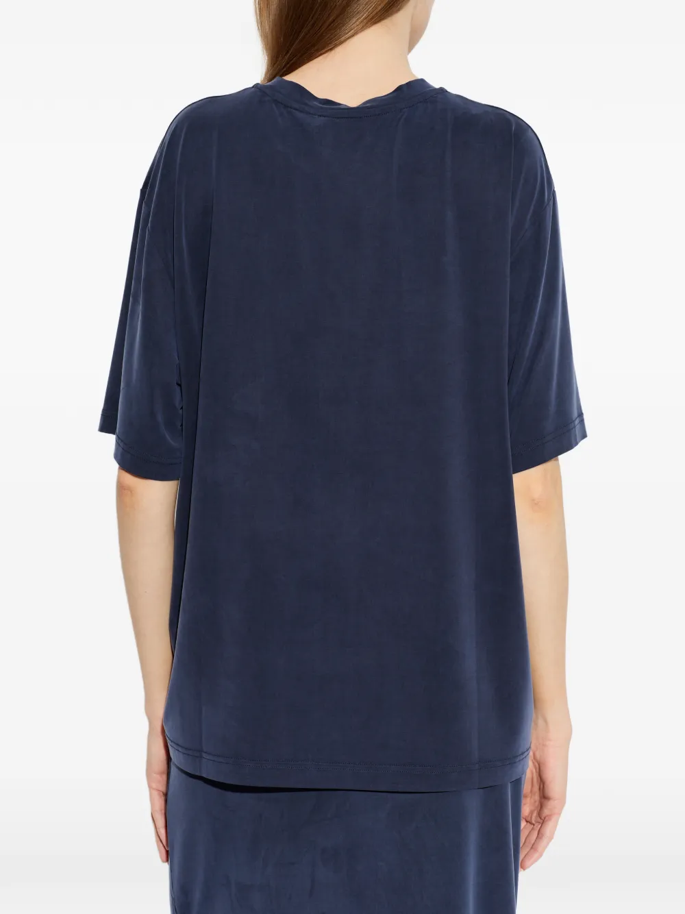 IRO ETOILE oversized T-shirt met ronde hals Blauw