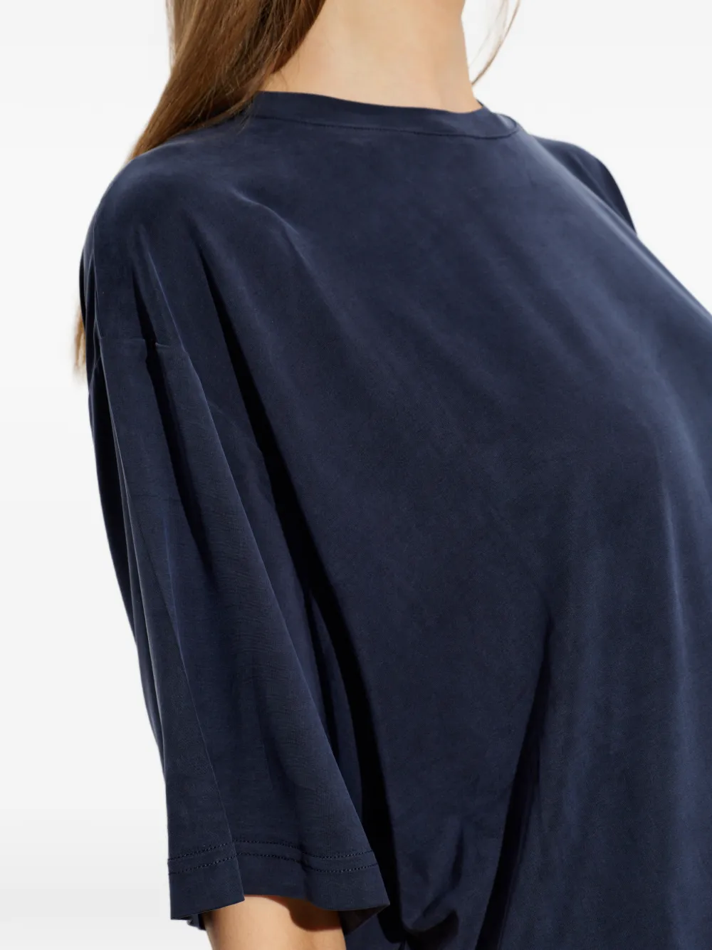 IRO ETOILE oversized T-shirt met ronde hals Blauw