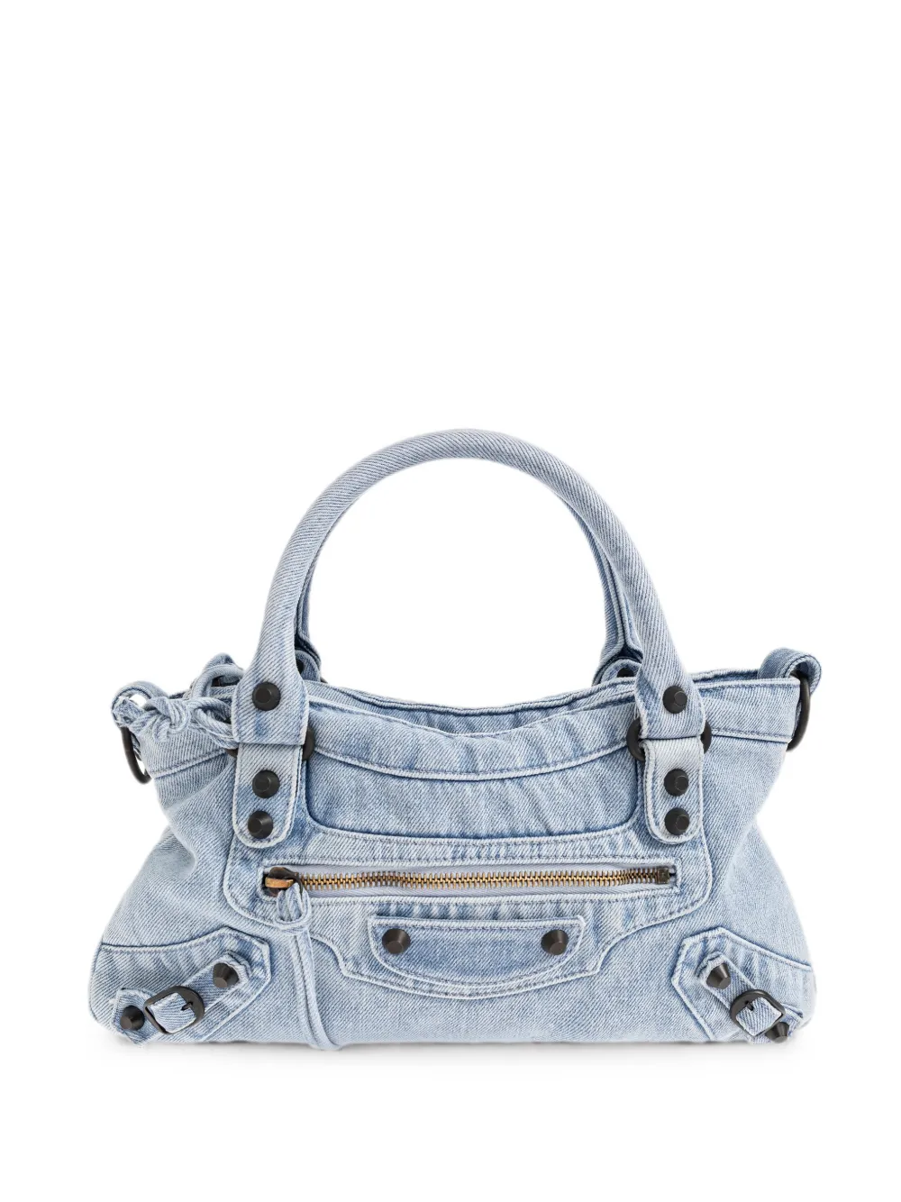 Balenciaga Borsa tote Le City First denim - Blu