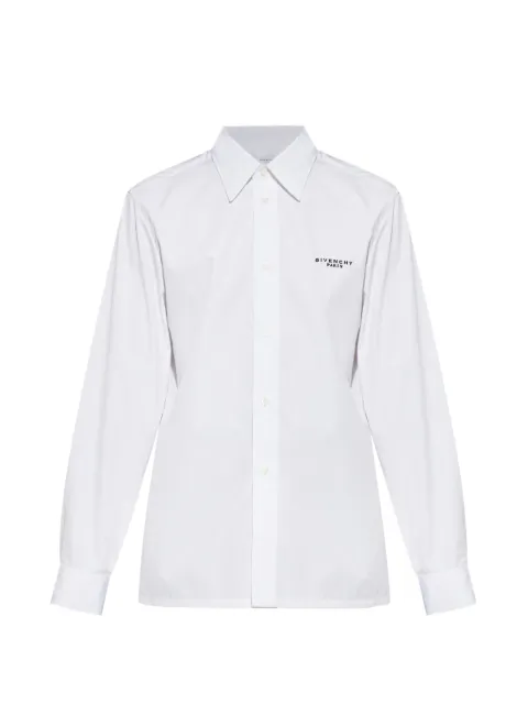 Givenchy embroidered-logo shirt