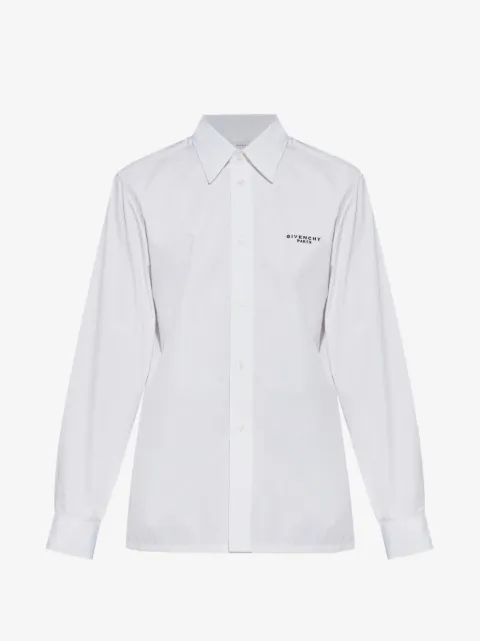 Givenchy embroidered-logo shirt