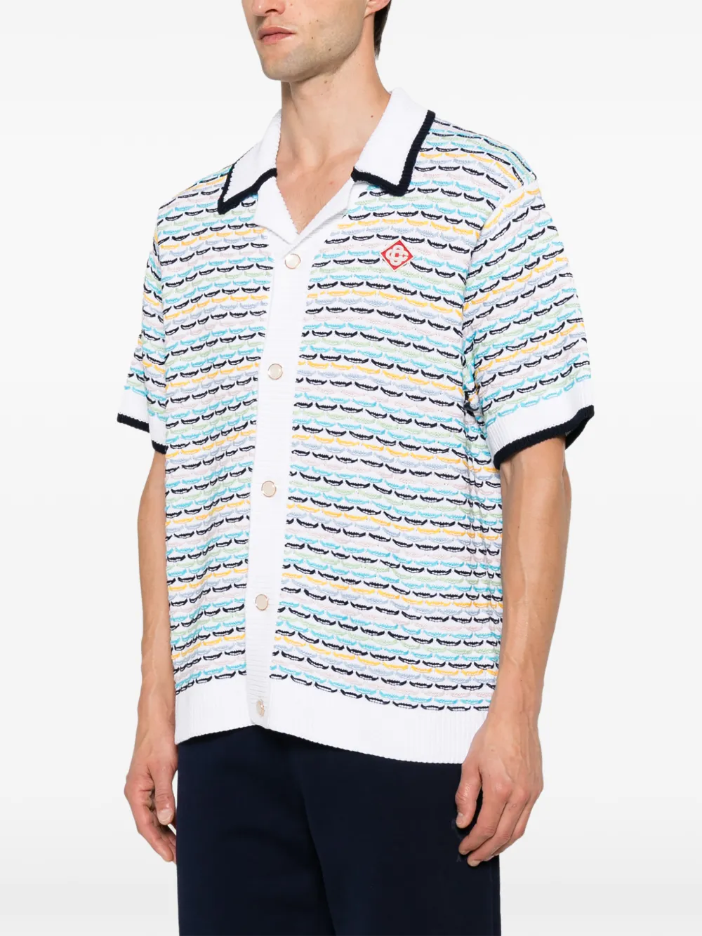Casablanca Overhemd met patroon Wit