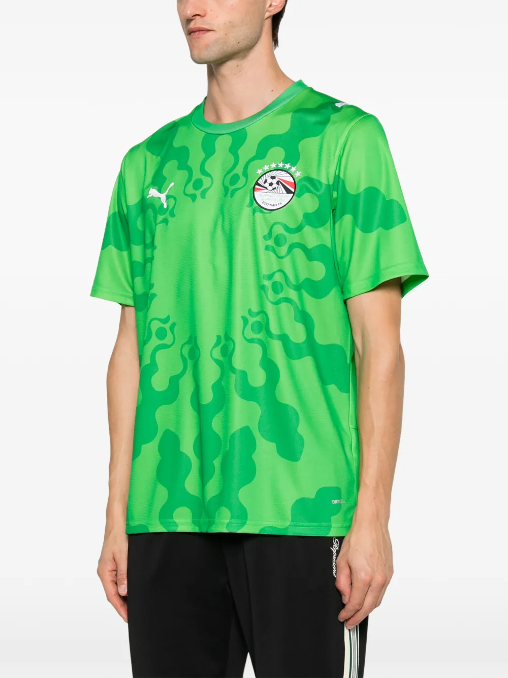 PUMA x EFA x Salehe Bembury T-shirt met grafische print Groen