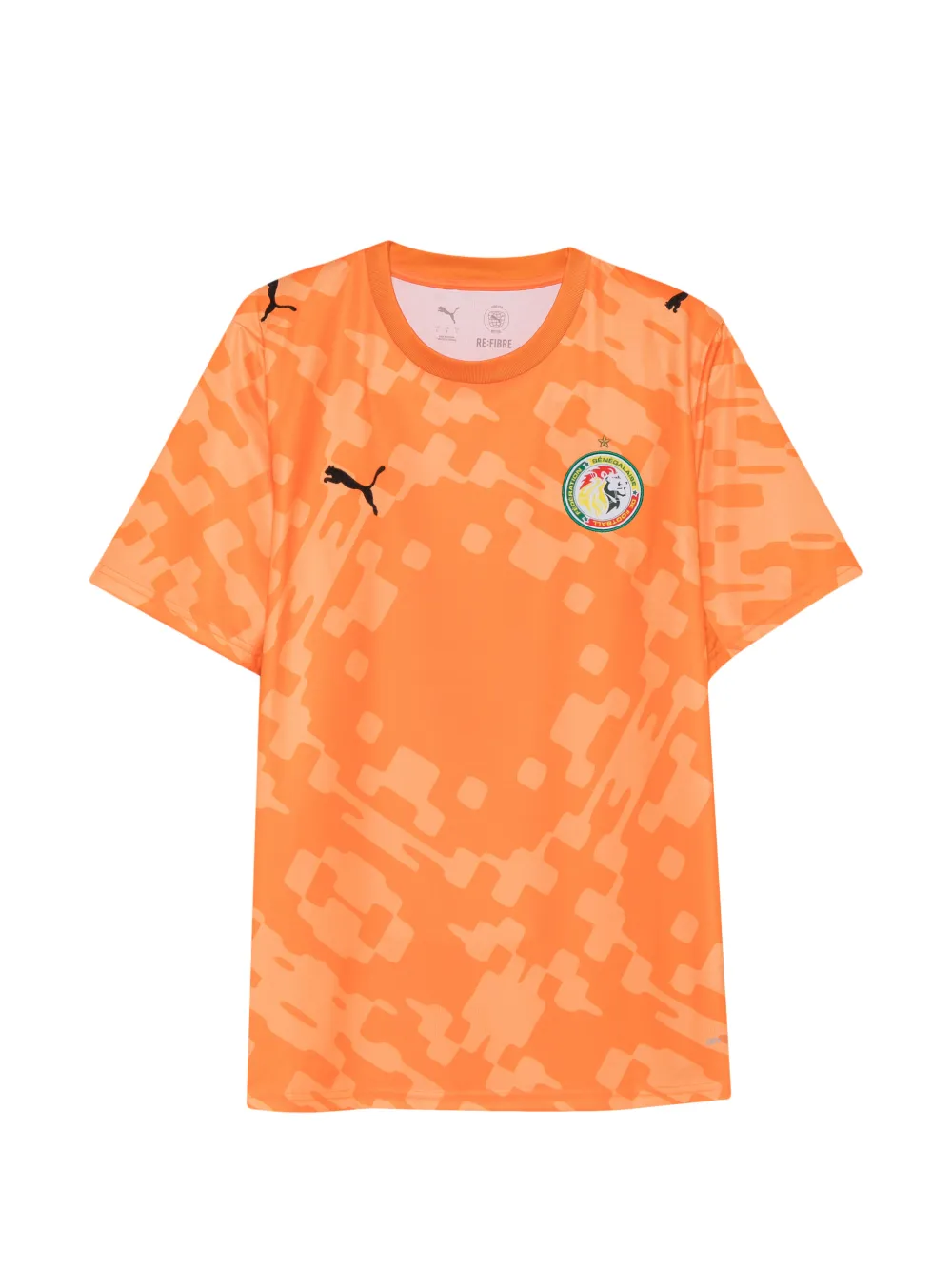 PUMA x Salehe Bembury x Senegal logo-patch T-shirt - Arancione