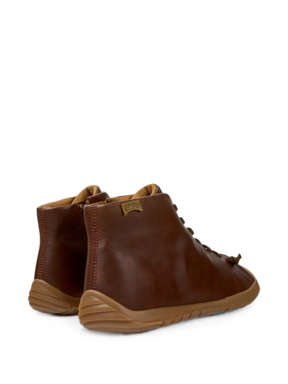 Camper Peu Path+ leather ankle boots Bruin