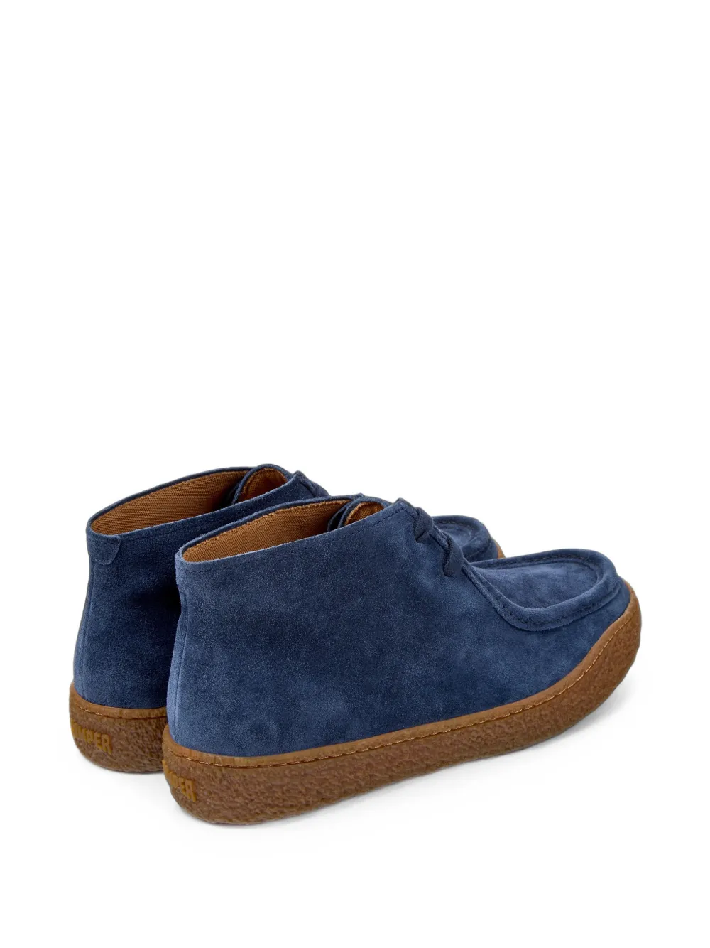 Camper Peu Terreno suede ankle boots Blauw