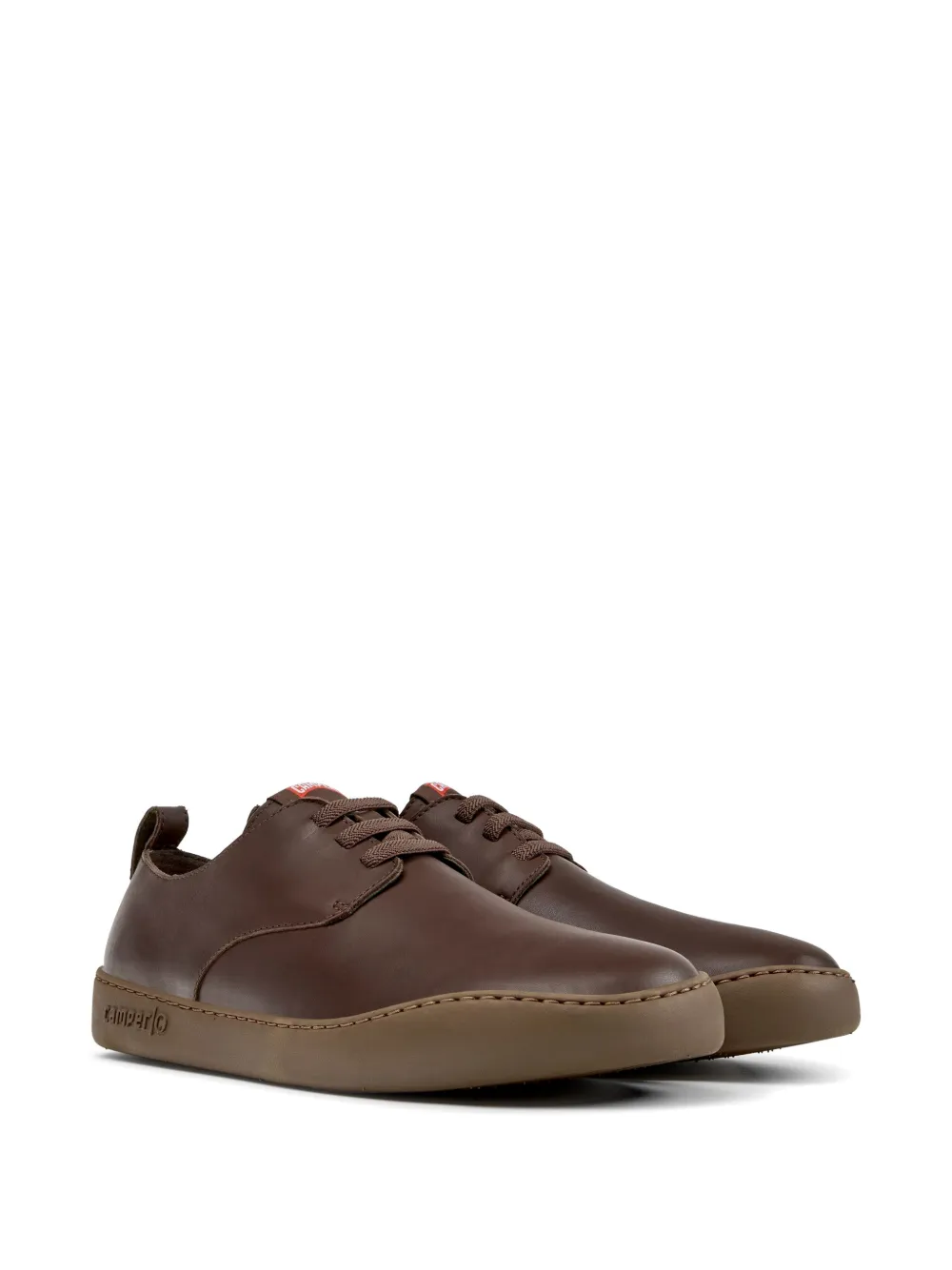 Camper Peu Touring leather lace-up shoes Bruin