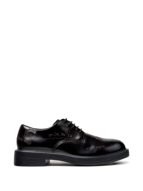 Camper Twins graphic-print leather shoes