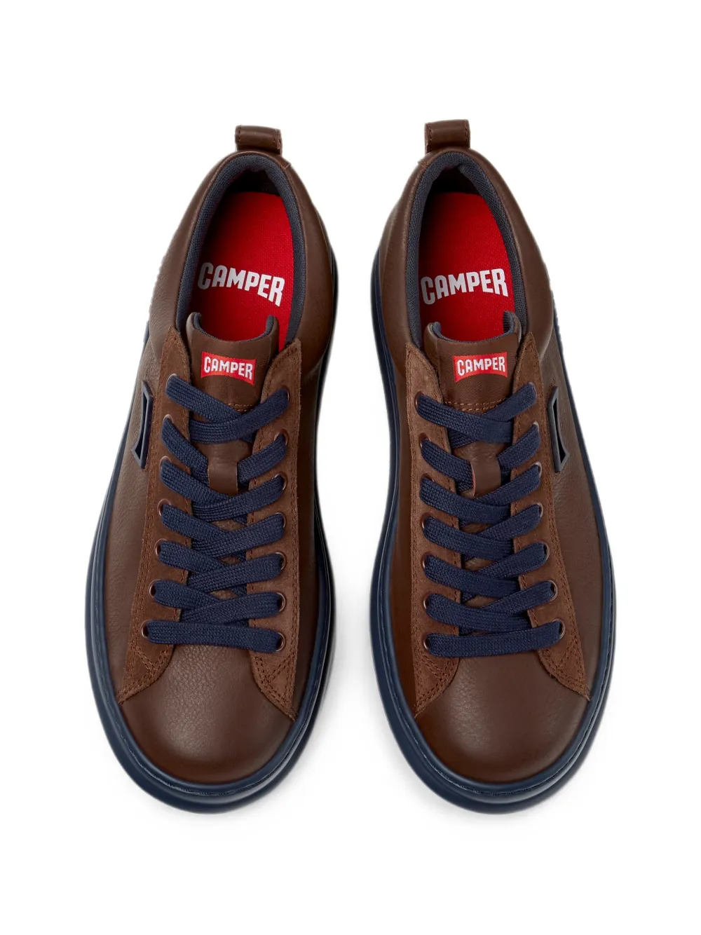 Camper Runner Four leather sneakers Bruin