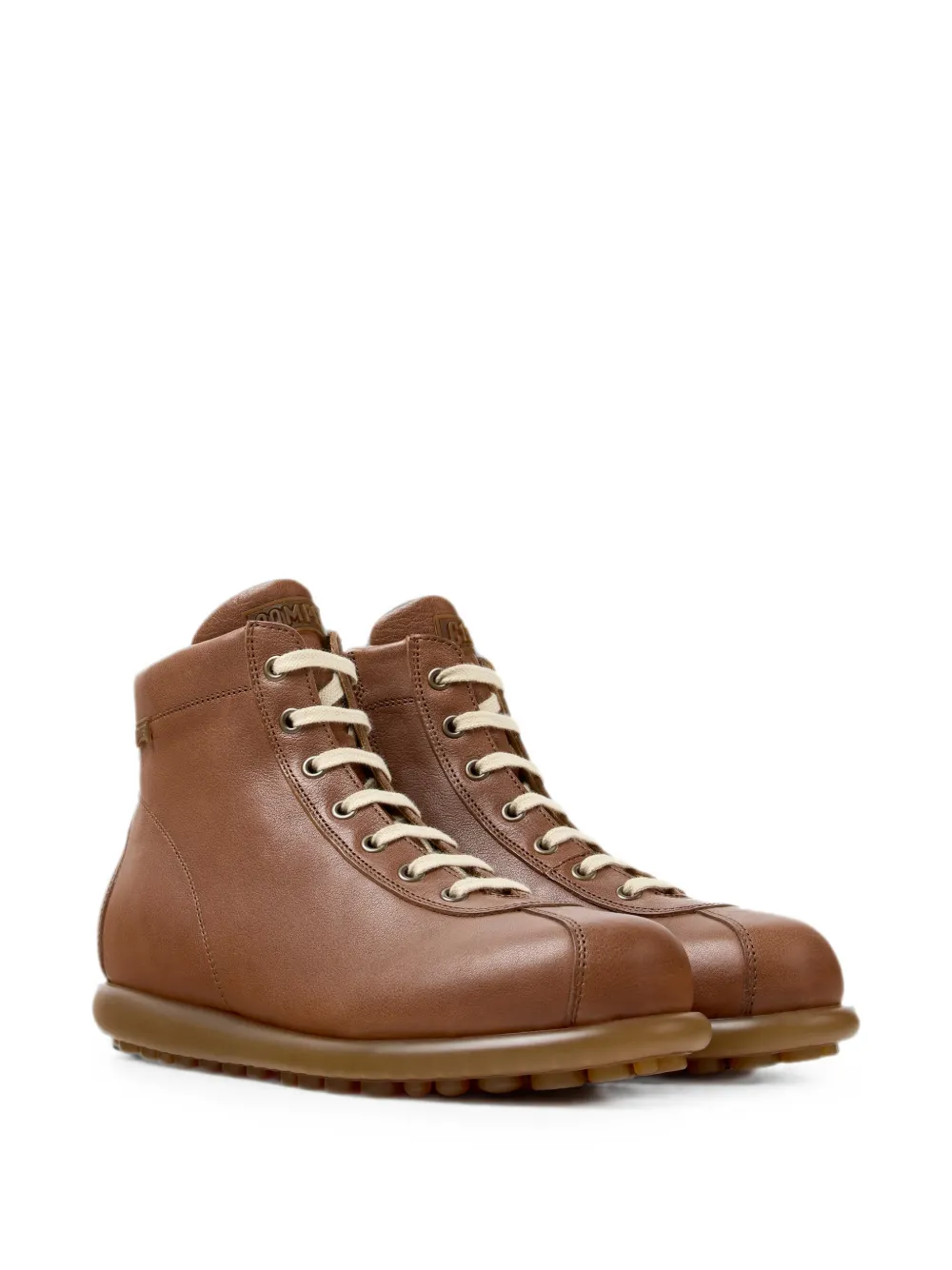 Camper Pelotas Ariel leather ankle boots Bruin