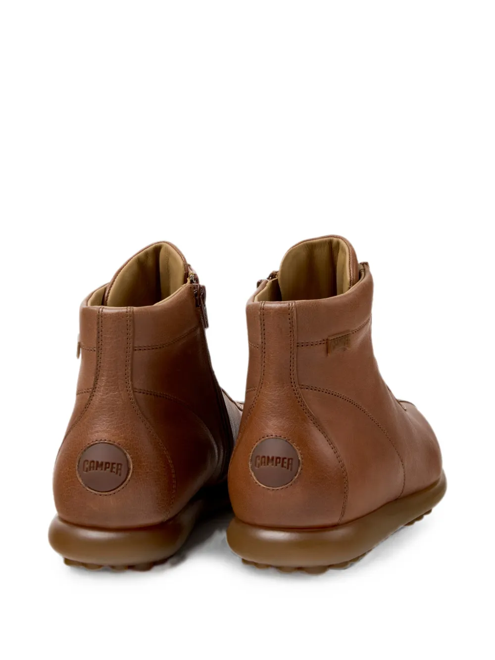 Camper Pelotas Ariel leather ankle boots Bruin