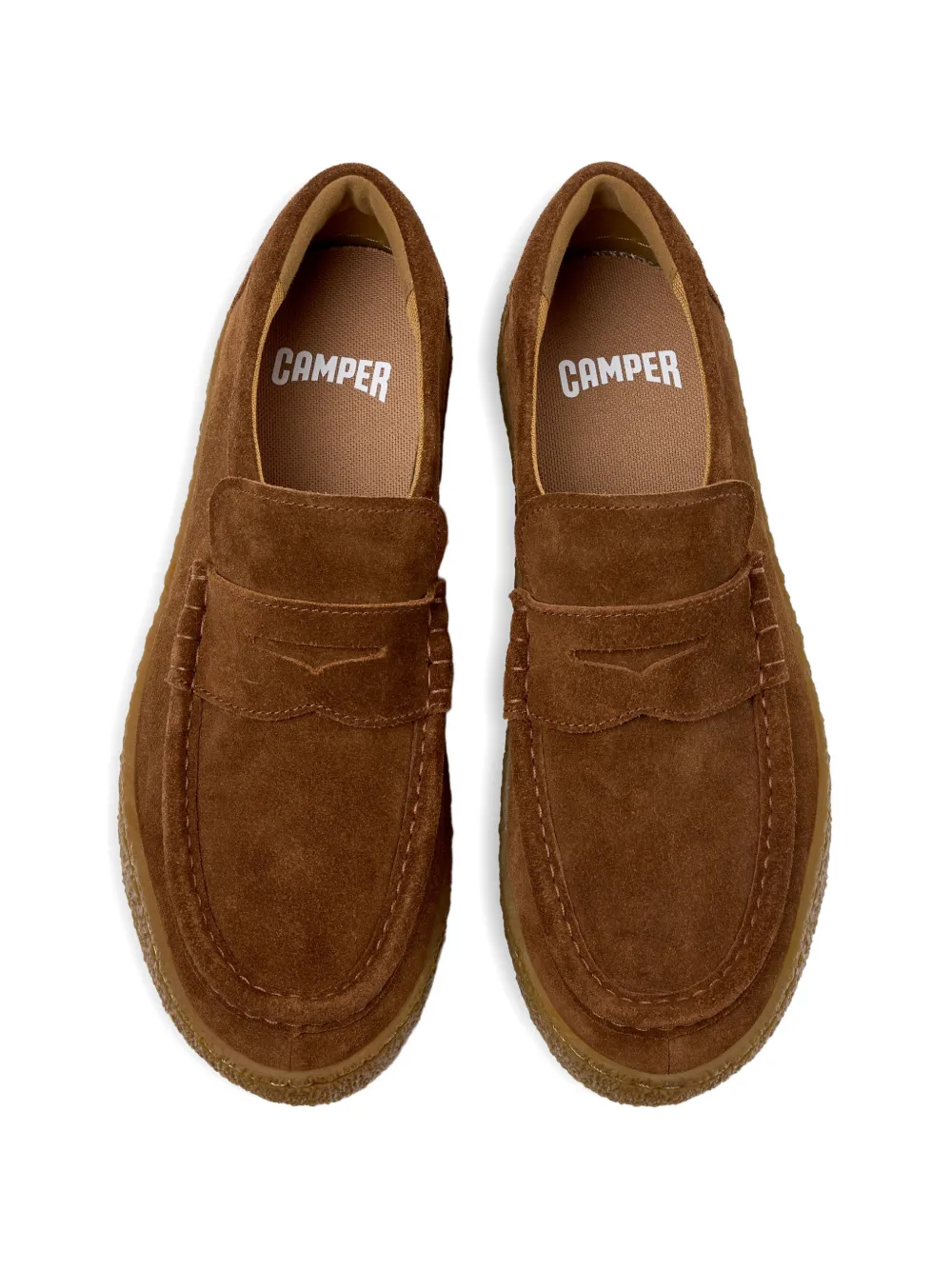 Camper Peu Terreno suede loafers Bruin