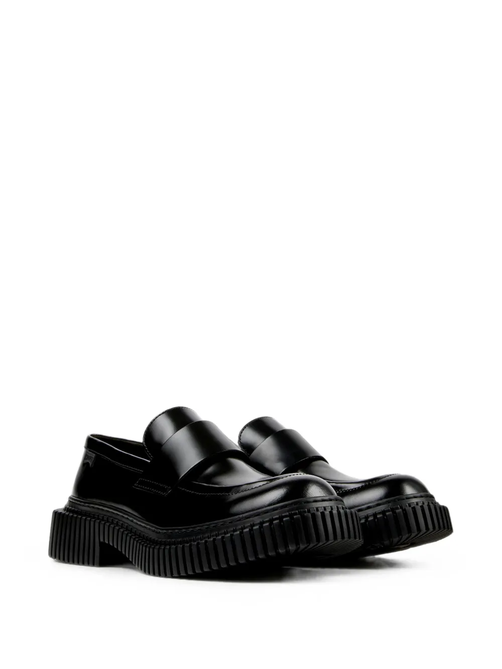 Camper Pix Berlin leather loafers Zwart